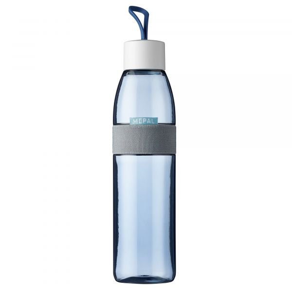 Mepal Trinkflasche Ellipse 700 ml transparent blau Schraubverschluss