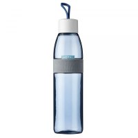 Mepal Trinkflasche Ellipse 700 ml transparent blau...