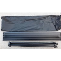Campingtisch Falttisch Alutisch MAXI 68x46x41cm mit Tasche Picknicktisch Tisch schwarz