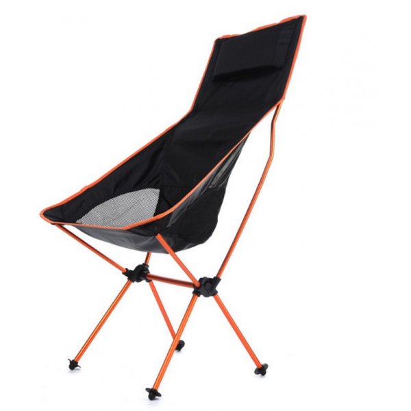 Camping-Stuhl Angel-Stuhl Faltstuhl ultraleichter Outdoor-Stuhl hohe Lehne blau